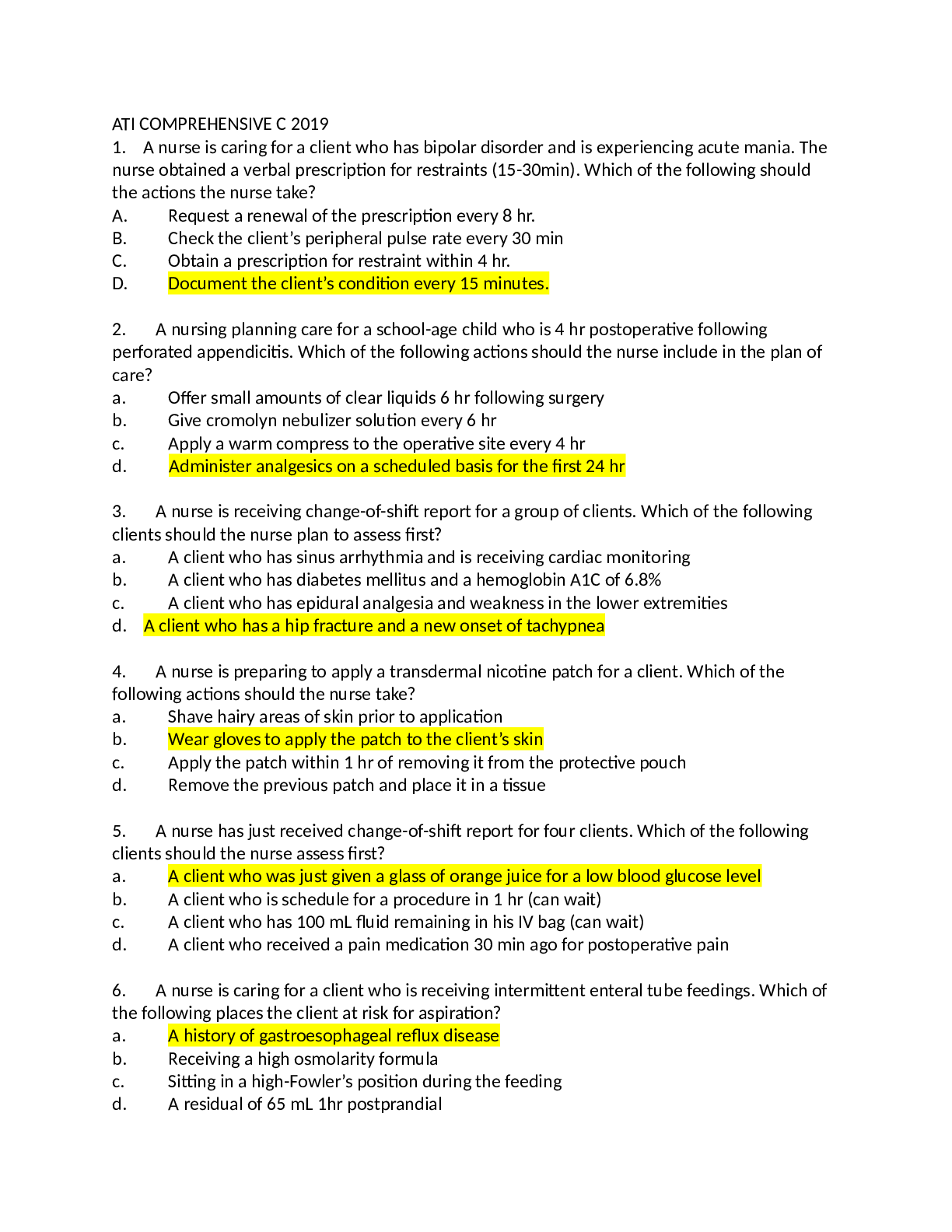 Preview image for ATI COMPREHENSIVE C